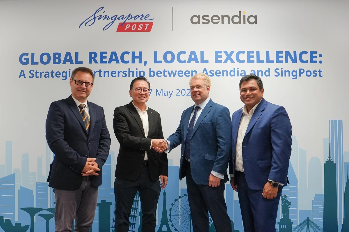 Asendia und Singapore Post
