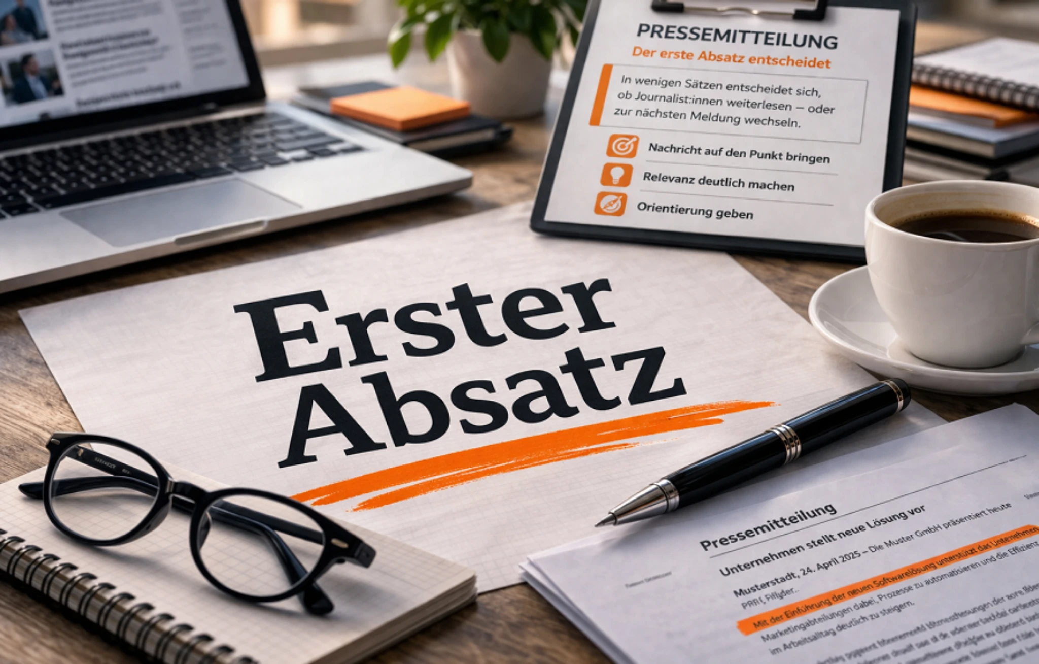 Symbolbild: Presse & Überschriften