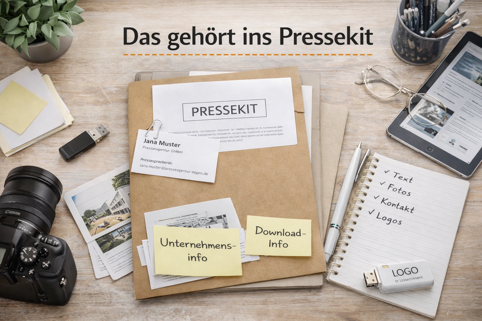 Symbolbild: Presse & Überschriften