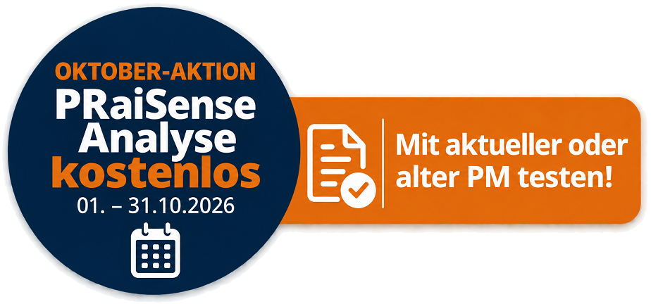 PRaiSense Analyse im Oktober kostenlos – mit aktueller oder alter Pressemitteilung testen